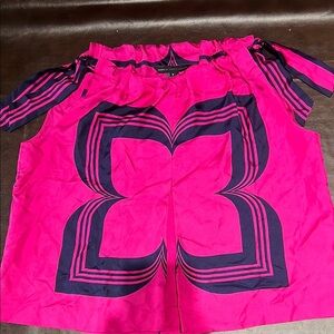 Marc by Marc Jacobs Pink and Navy Top.
